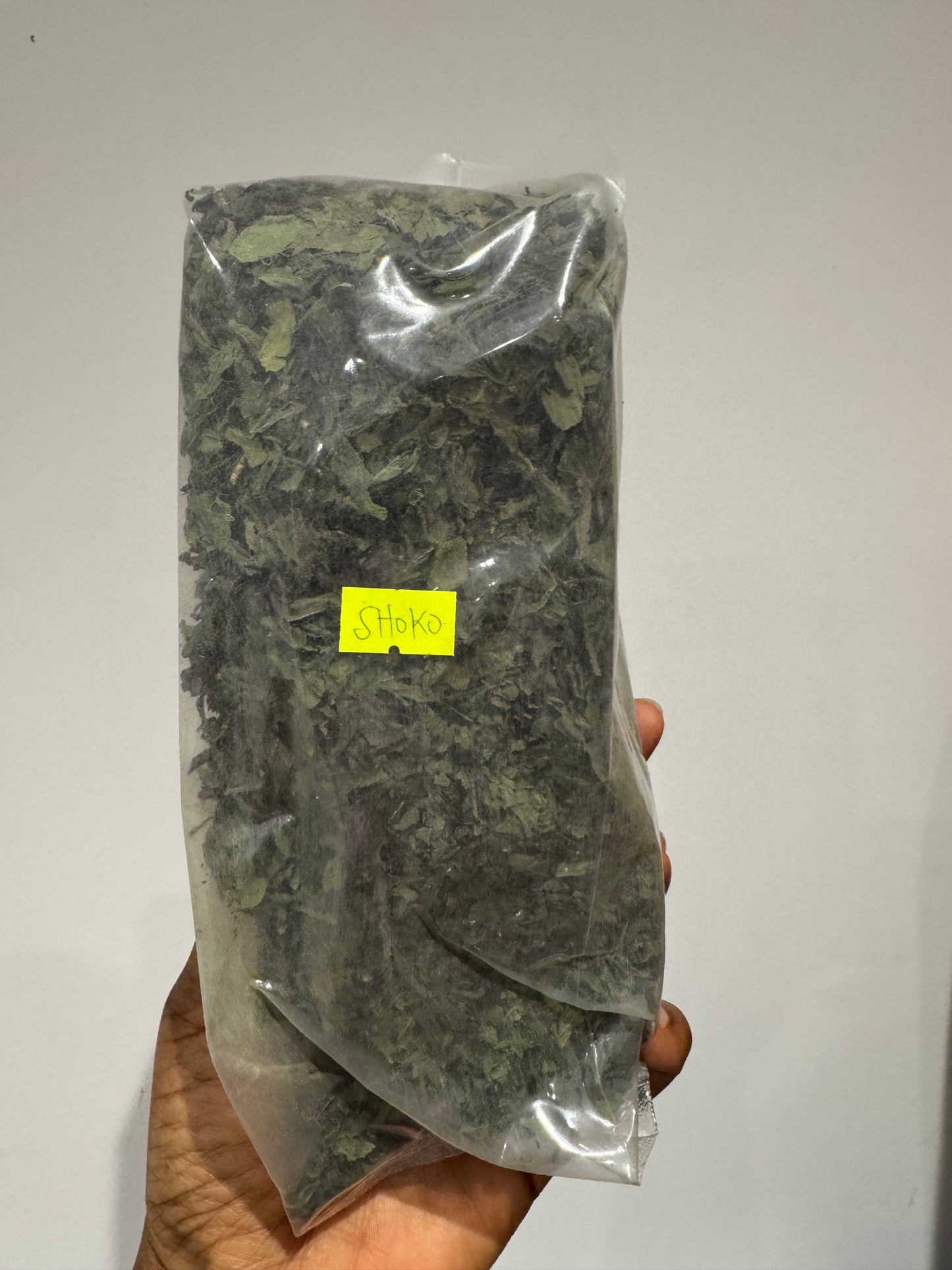 Freshly dried Efo Shoko leaves (100g)