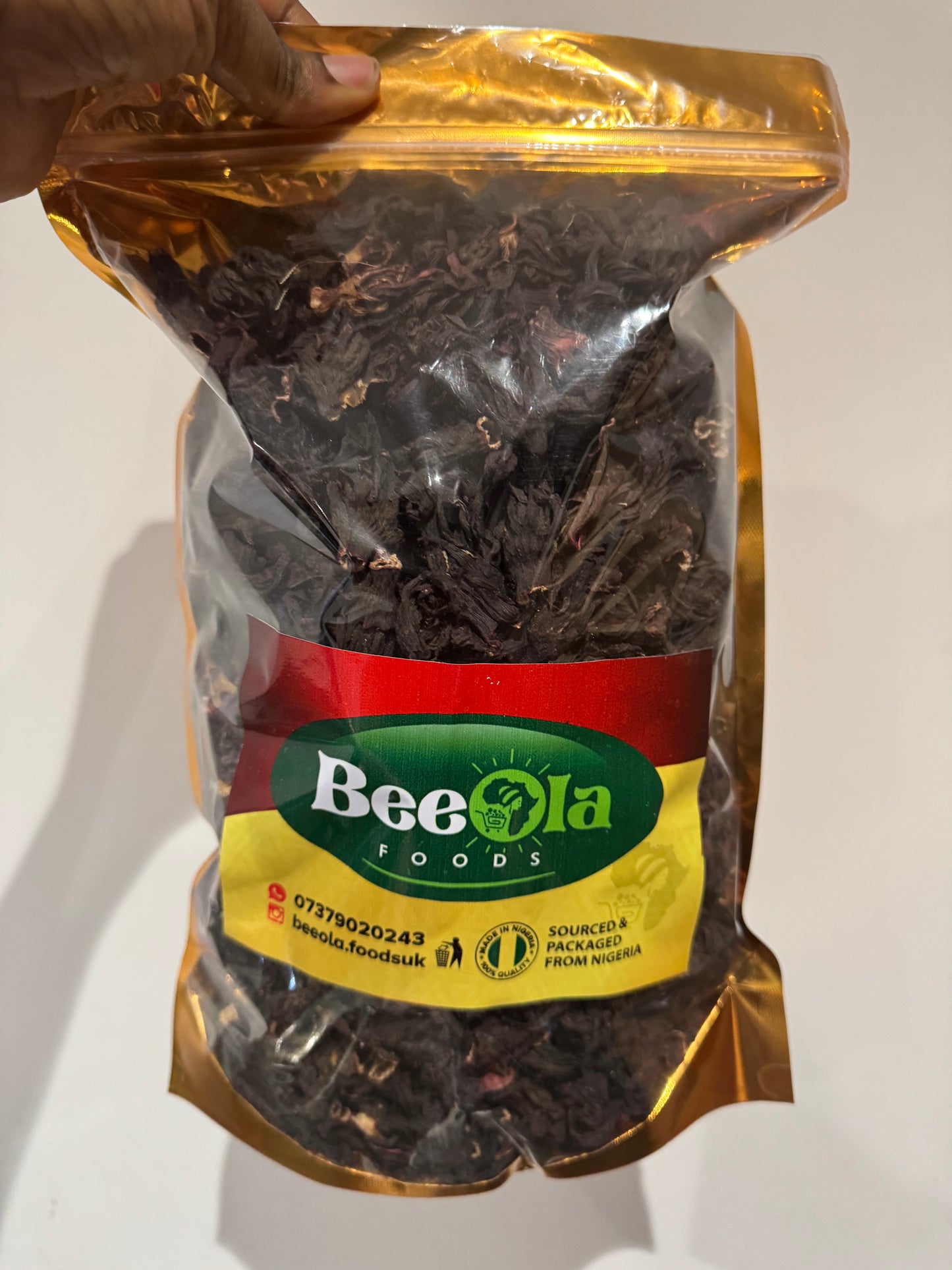 Dried Zobo leaves (Nigerian Zobo)