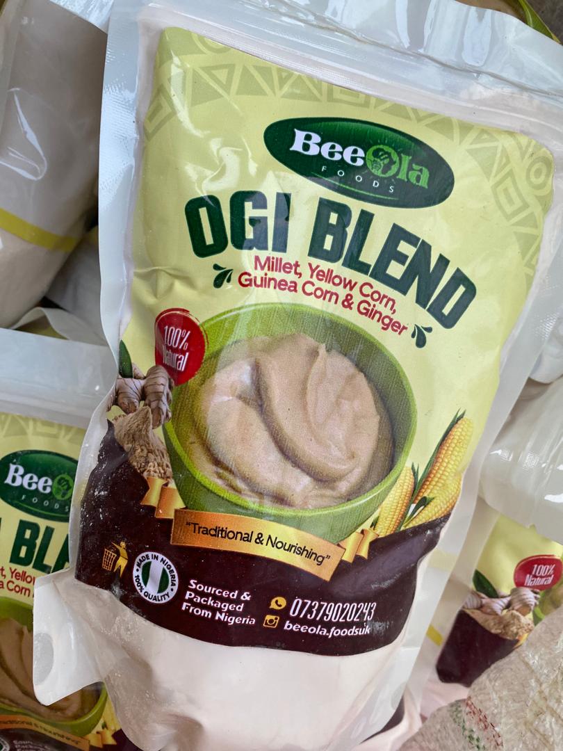 Pap/ Ogi Blend (Millet, Yellow corn, guinea corn & Ginger)