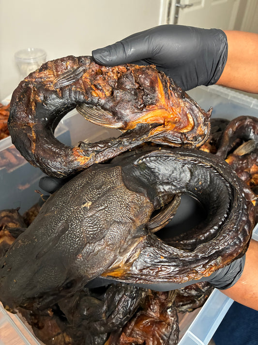 Freshly Smoked Whole Catfish