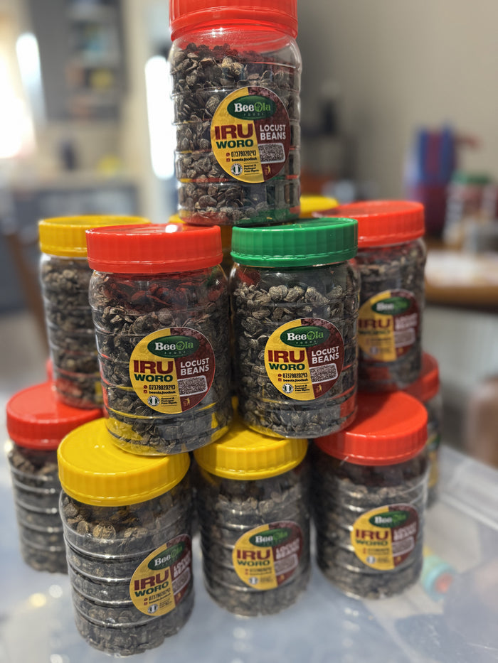 Buy flavourful dried locust beans (Iru) in the UK