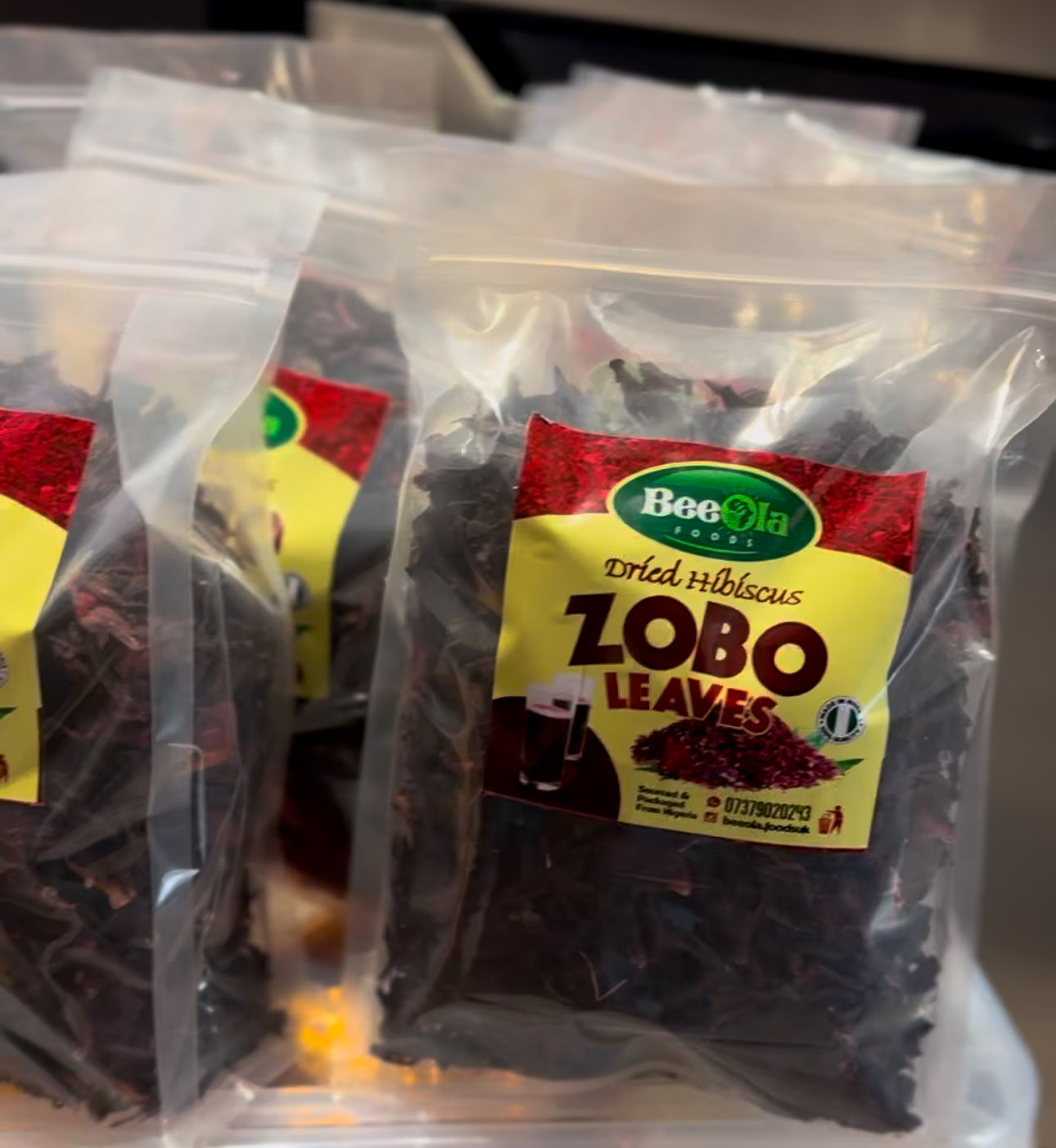Dried Zobo leaves (Nigerian Zobo)