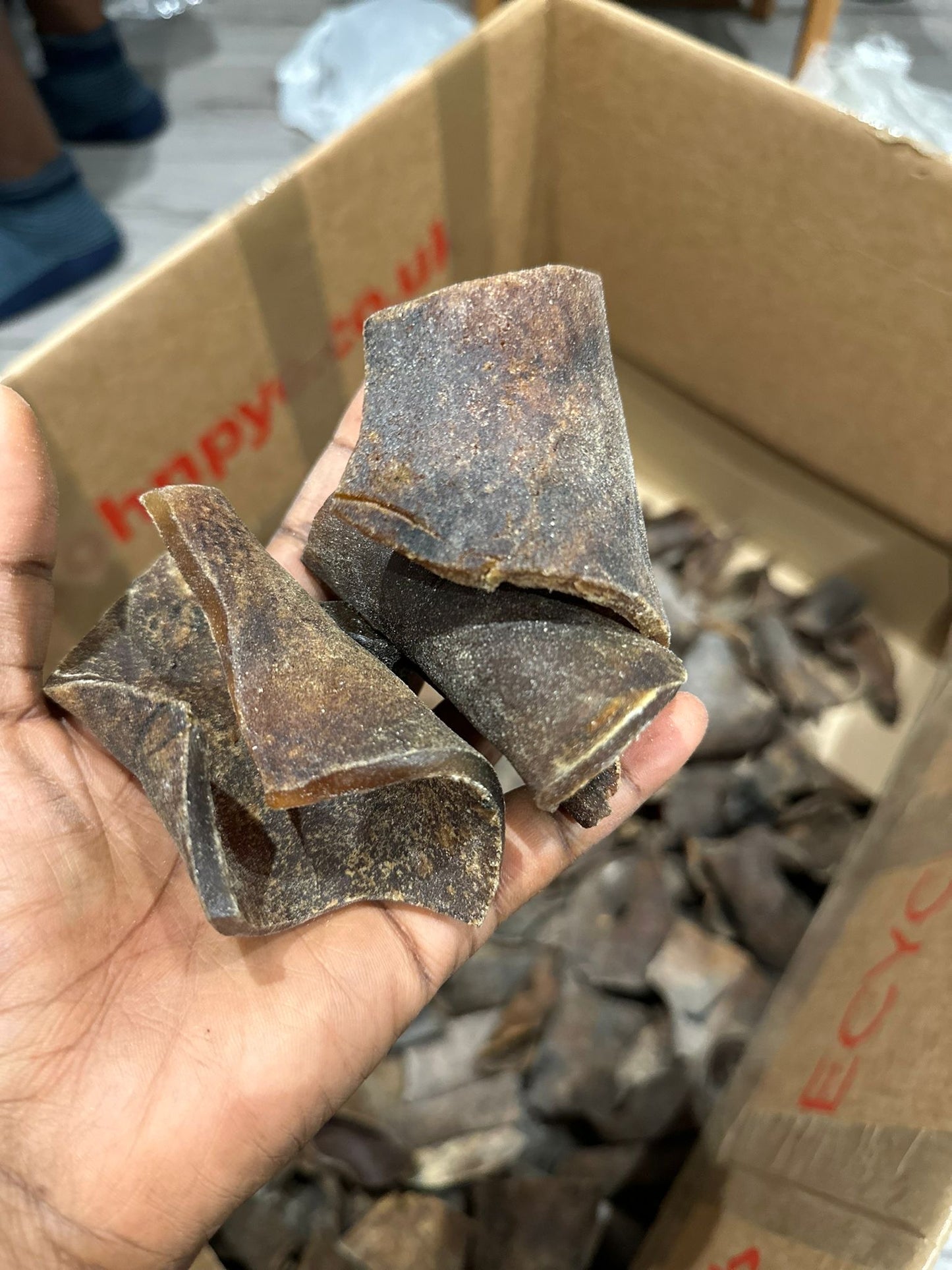 Dried Smoked Ponmo/Kpomo- Cow skin