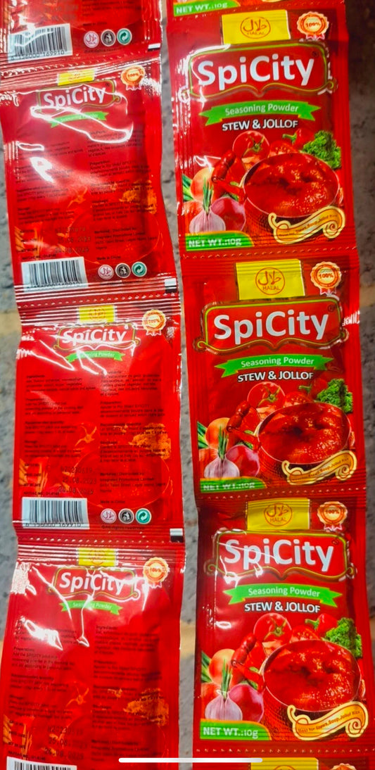 Spicity Stew & Jollof Seasoning Powder 10g x 10