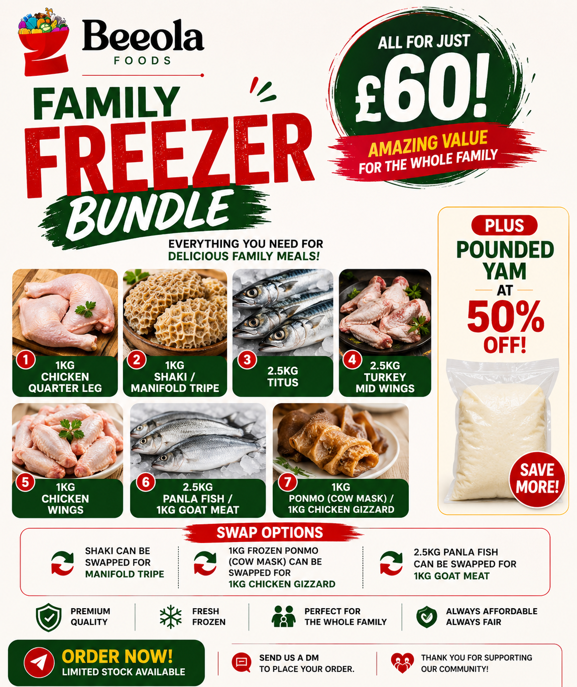 Family freezer combo